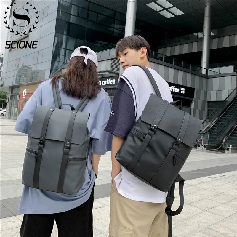

Scione Student School Bag Fashion Simple Backpacks Large Capacity Men Rucksack Casual Travel Bags K450