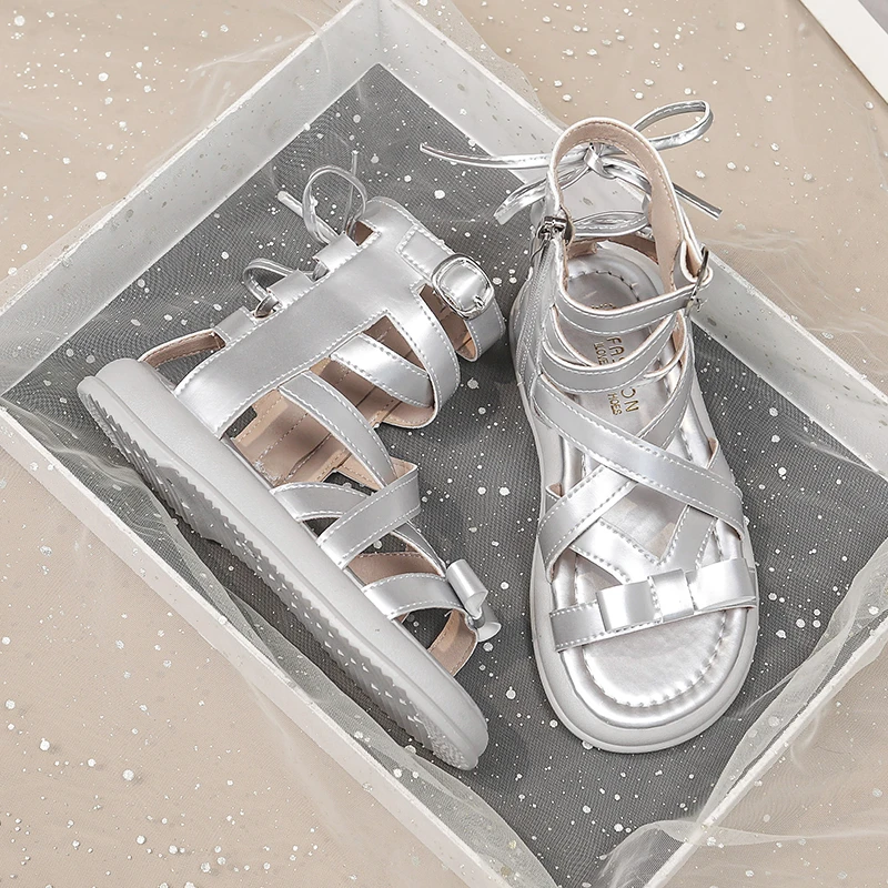 Girls Quick Dry High Top Sandals with Non Slip Soft Sole