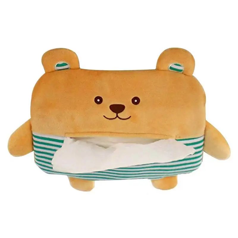 

Car Tissues Holder Car Cartoon Tissue Box Soft Animals Napkin Tissue Car Backseat Armrest Paper Holder Paper Holder Storage Case