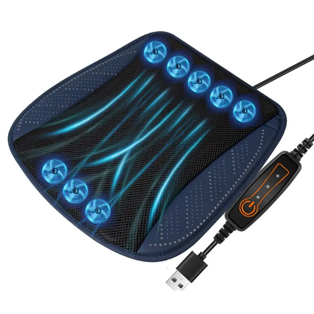 funda para asiento de carro con ventilador USB, asiento de ventilación de soplado rápido, refrigeración, asiento de coche refrigerado » funda para asiento de carro con ventilador USB
