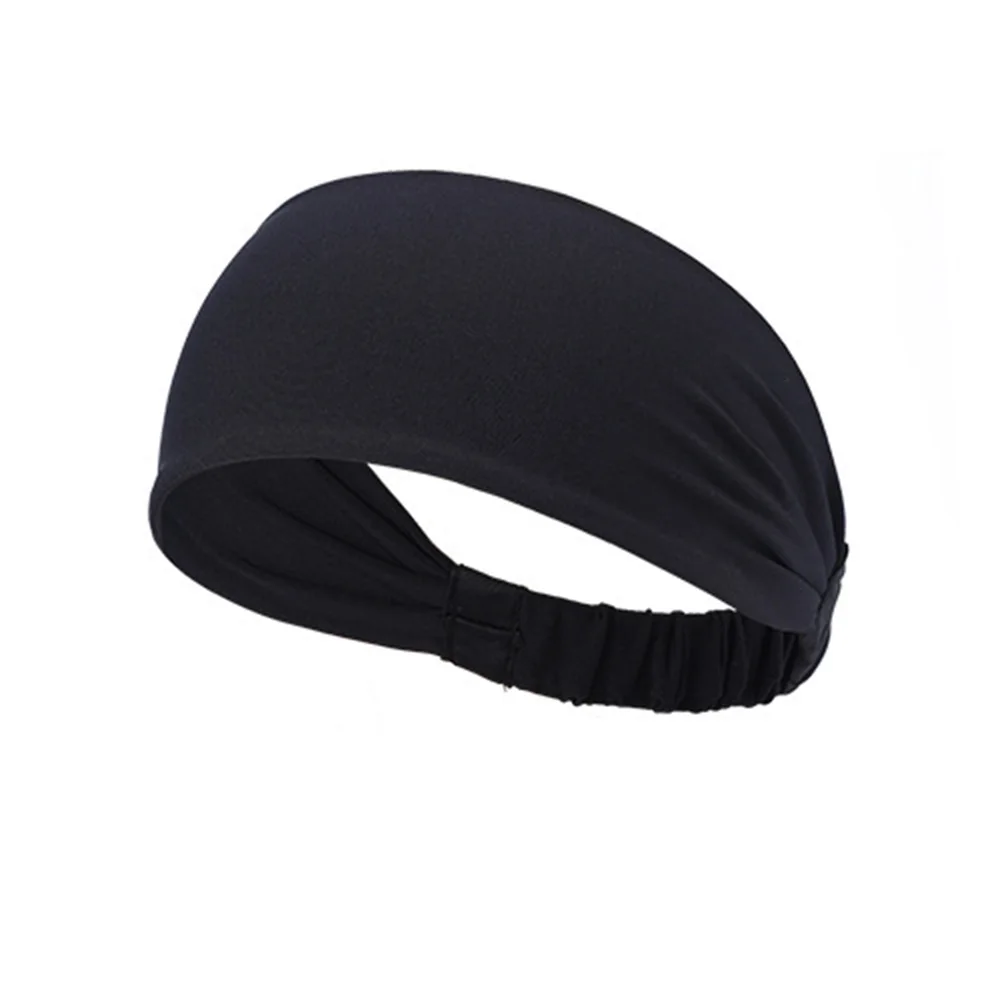 SPORTSHUB Women's Yoga Hair Band sports Headband Men Knotted Turban Head Warp Hair Band Wide Elastic Yoga Sport Headband NR0120