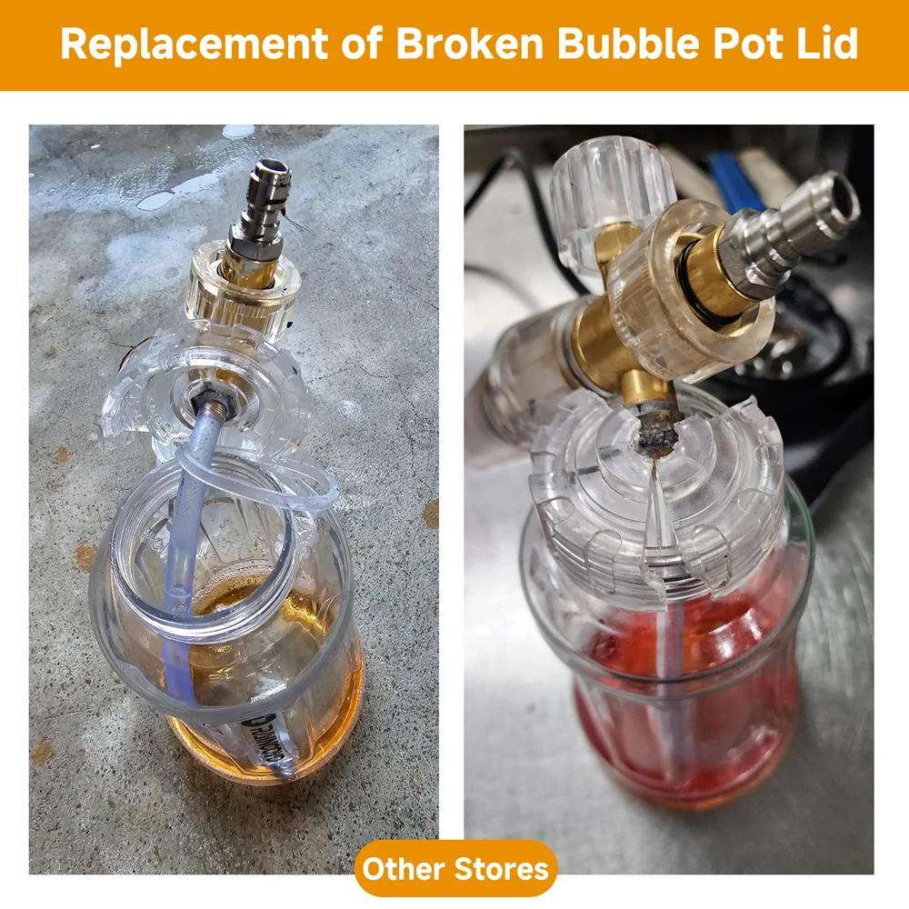 Special bottle cap for ROUE car wash snow foam gun, ergonomic groove design, suitable for high pressure washer karcher Parkside 6