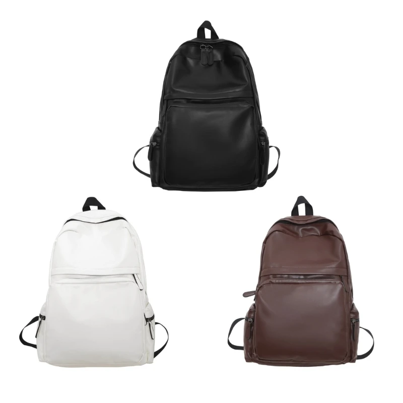 

Fashion PU School Backpack Laptop Backpack School Bag for Student Teenagers Boys Girls Travel Casual Book Bags