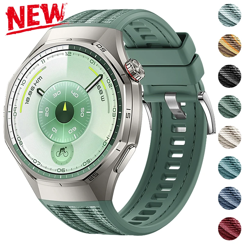 Sports Silicone Strap - Durable Nylon Woven Wristband Bracelet