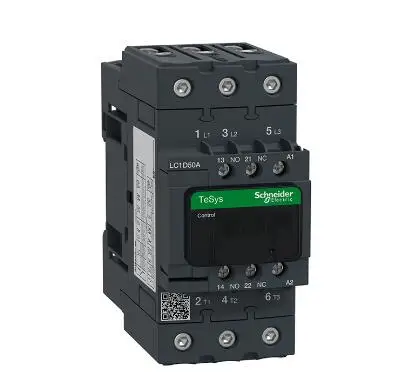 

The elevator contactor LC1D50AF7C LC1D50AF7 TeSys Deca contactor - 3P(3 NO) - AC-3 - = 440 V 50 A - 110 V AC 50/60 Hz coil