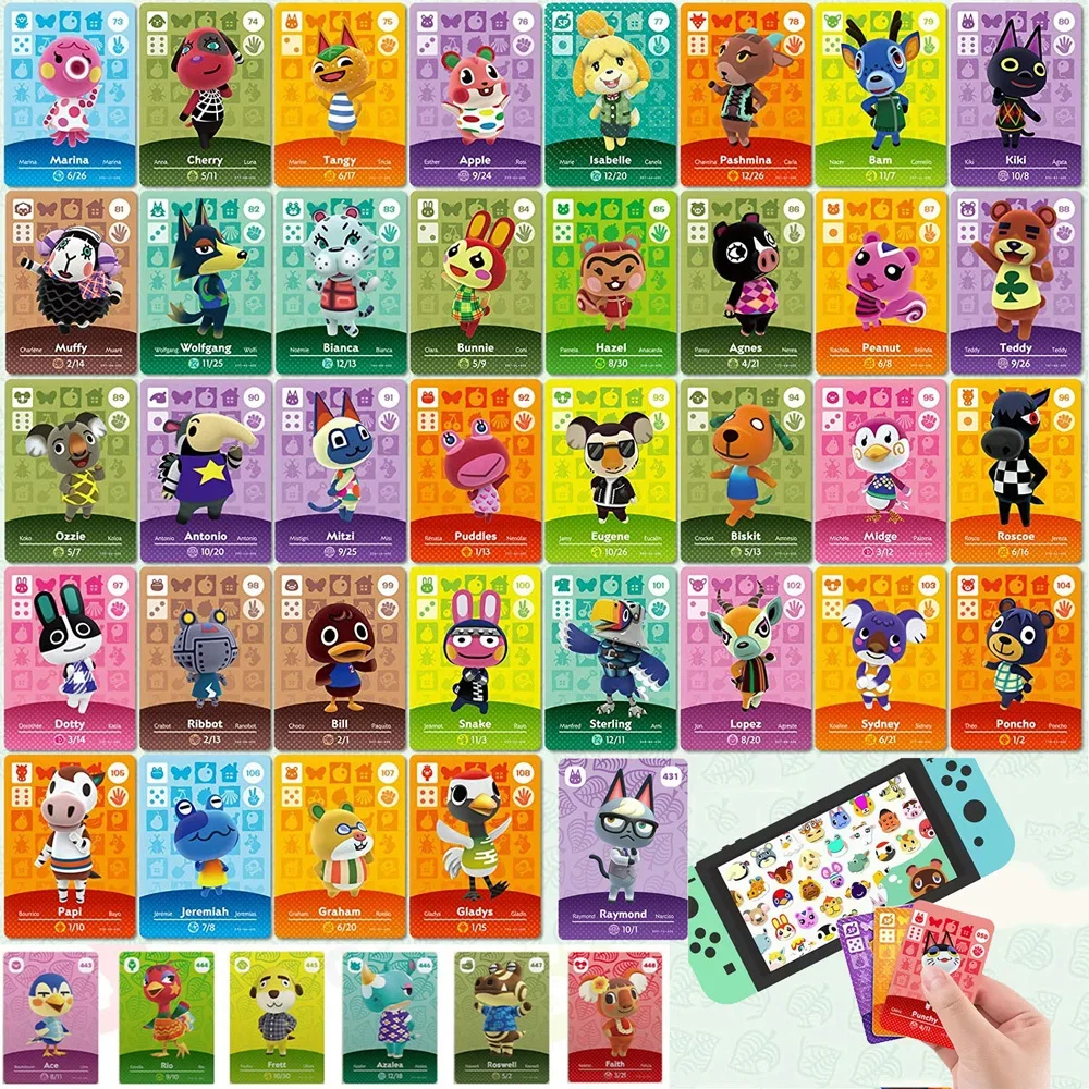 Animal Crossing New Horizons Amxxbo card for NS Switch games Amxxbo Card new leaf welcome Welcome amiibo Cards Series 1 To 5 amiibo cards game cards animation game cards anime cards anime trading cards collectible cards