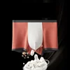 Ice Silke Man Soft Underwear Crotch Pouch Enhancing Super Lingerie Comfortable Cotton Underpants Elastic Scrotum Eczema Boxers 2