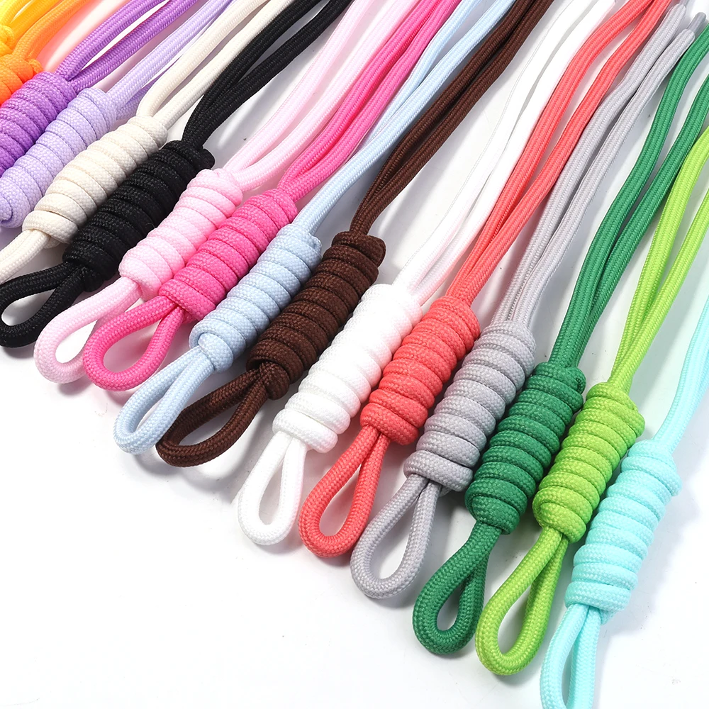 Handmade Colorful Braided Nylon Lanyards for Crafting and DIY Projects
