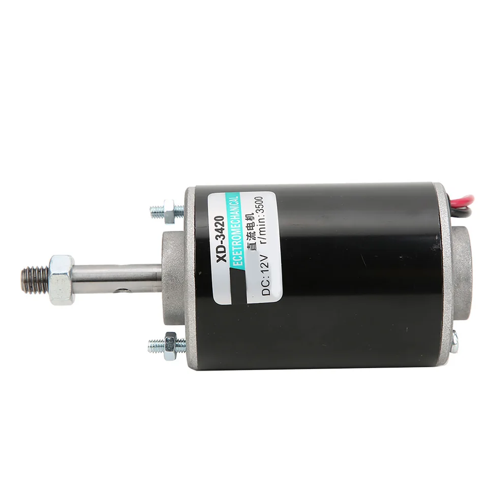 Motore Elettrico DC A Magneti Permanenti 12V 3500 RPM 30W - Reversibile CW/CCW Per Generatore Fai-da-Te, Macchina Zucchero Filato
