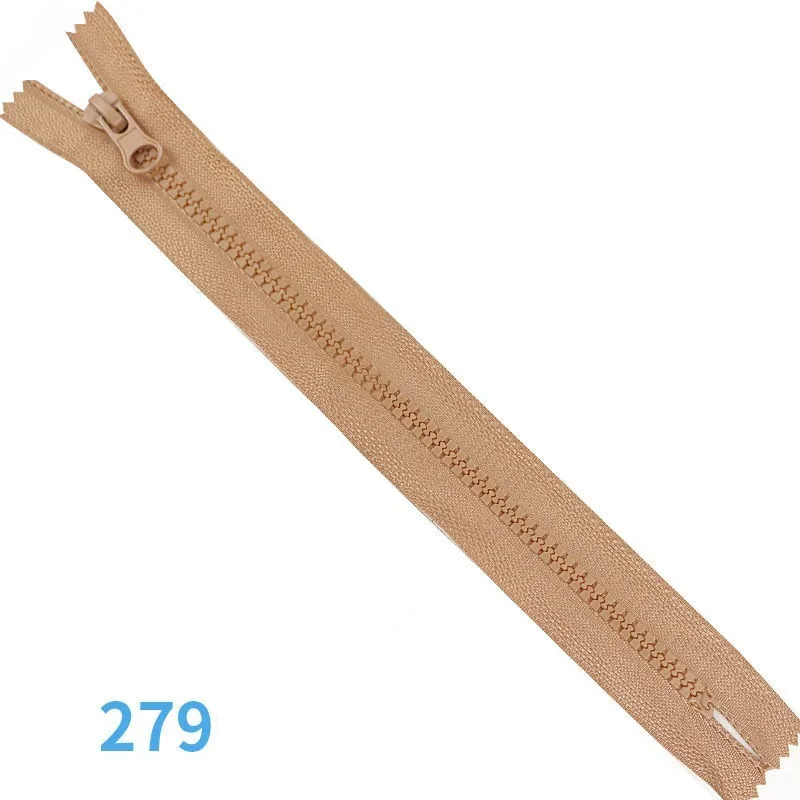 Durable Resin Zipper for Crafting and Sewing Projects, 2-Pack