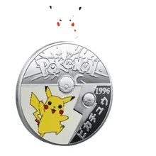 

Pokemon Japanese Anime Commemorative Coins Pikachu Anime Peripherals Gifts for Friends