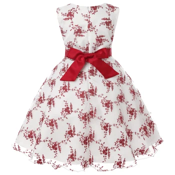 Alternative view of Girls' dress European and American embroidered princess dress Lace lace performance dress Christmas party dress