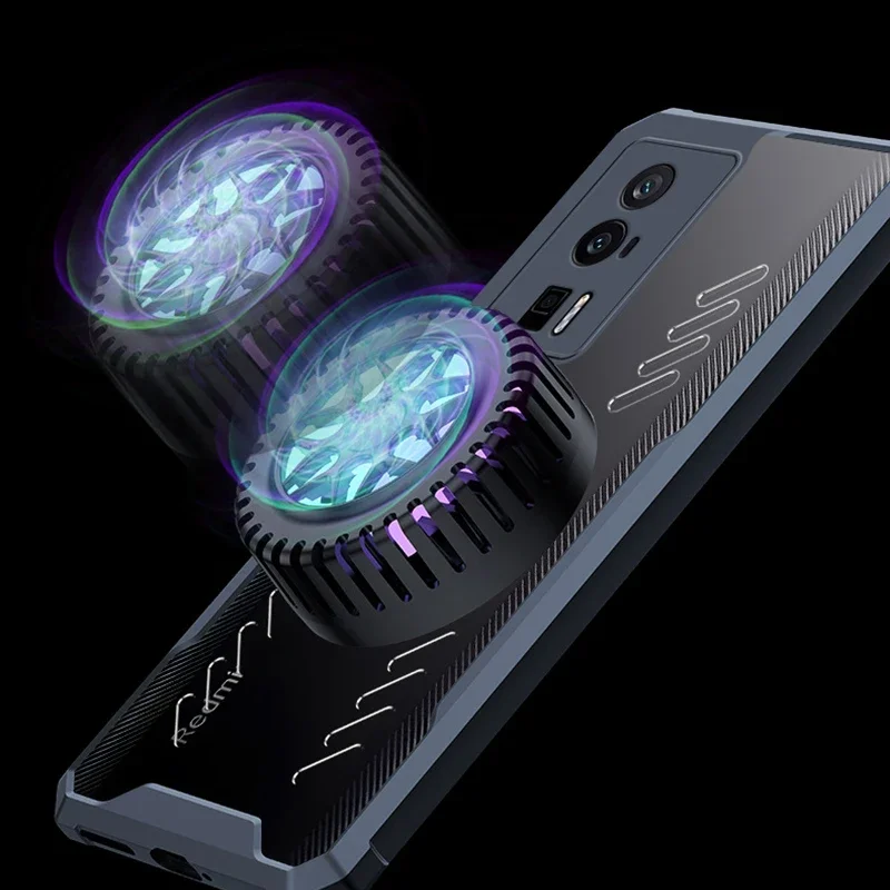 Advanced Cooling Phone Case with Heat Dissipation & Wireless Charging Compatibility - Shockproof Soft TPU Cover