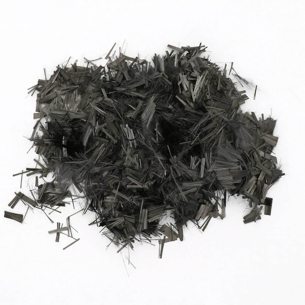 100G 3-12MM Carbon Fiber Forging Chopped Carbon Fiber Bundle Forging Marble Texture Automotive Interior Parts Surface Mod