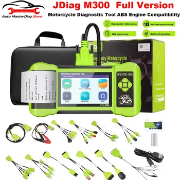 Strumento Diagnostico Moto JDiag M300 2026, Scanner OBD2, Strumenti Diagnostici per Moto, ABS e Motore, per BMW Ducati Harley Honda Yamaha