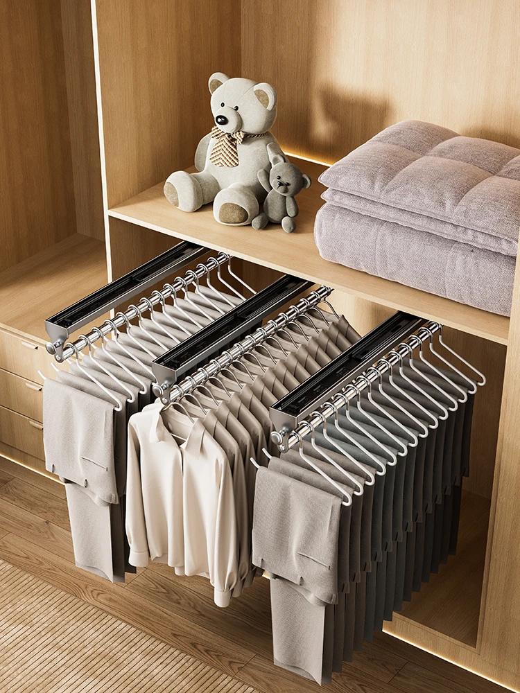 Ikea Komplement Pull Sliding Pants Rack Komplement Pants Hanger