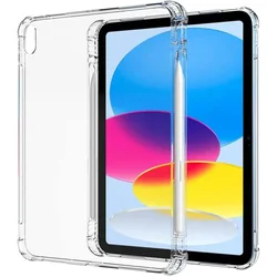 Ultra - Thin Transparent Tablet Case with Pencil Holder - iPad 11 - inch(A16) (Clear Case)