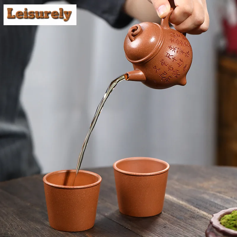 160ml Yixing Purple Clay Tea Set Complete Set Creative Tea Ceremony Set Teapot And Tea Cup Set Chinese Tea Set Collection Craft