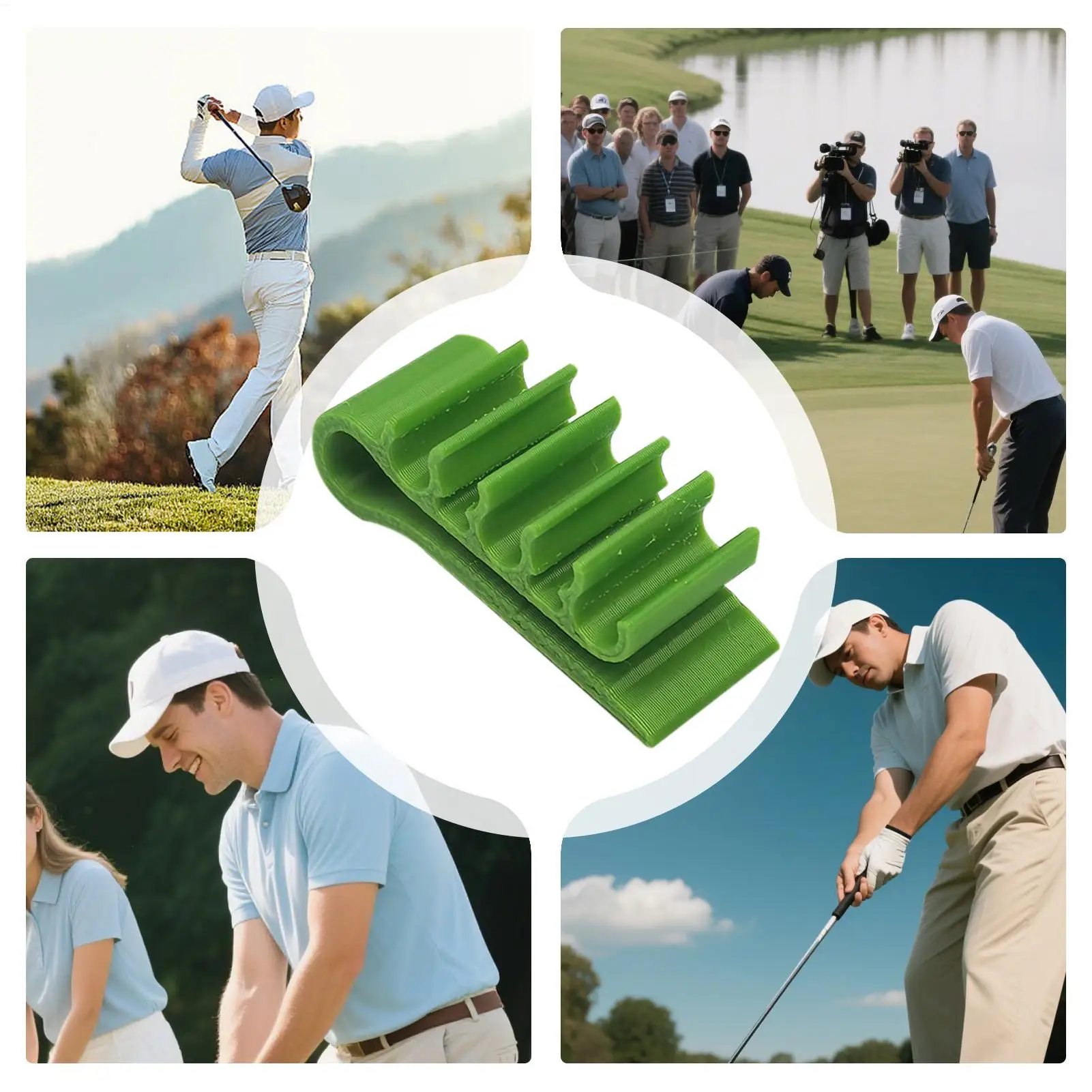 Description Picture 4 of item3D Printed Golf Tee Hat Brim Clips Holds 5 Golf Seats Holder Caps Clip Tee Organizer Clamp Creative Sport Accessories for Golfer