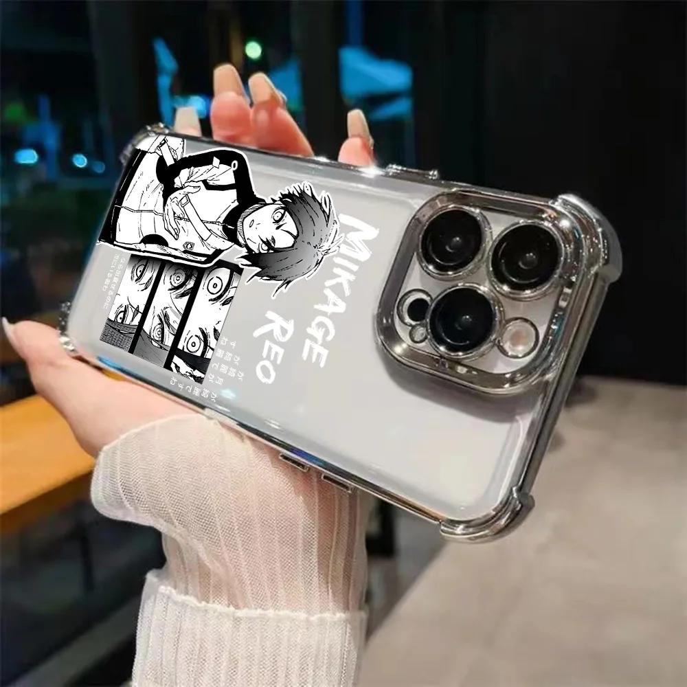 Enhanced Anime Plating Phone Case with Anti-Fall Airbag Cover