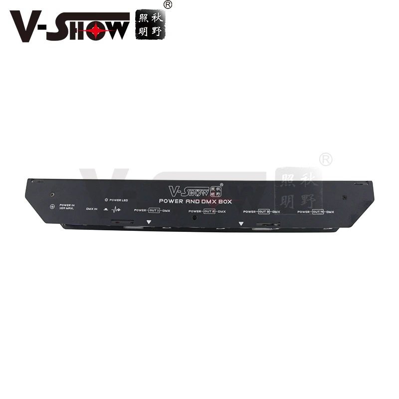 V-show 4 Port DMX512 And 4 Power Splitter For Dj Disco Stage Light Control