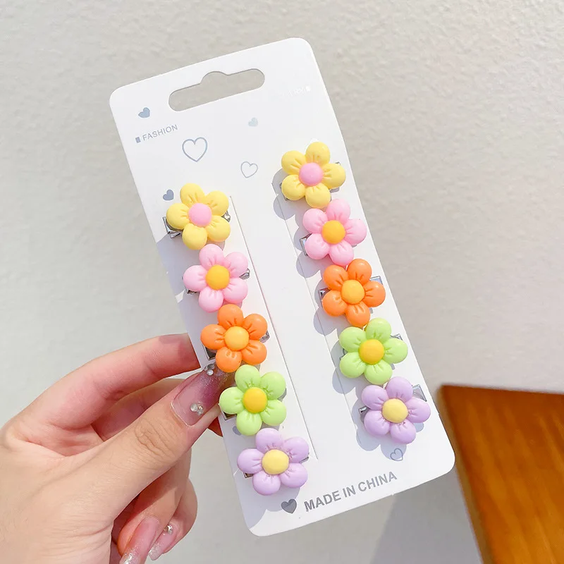 Hair Accessories 10PCS/Set Girls Cute Cartoon Hair Clips Kids Lovely Hairpins Headband Barrettes Fashion Hair Accessories Pin Baby Headdress