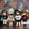 Ob11 Doll Clothes Set Trendy Patchwork Long Sleeves Cool Style Restricted Zone Series Suit For Molly GSC YMY P9 P10 Body UF Doll 2