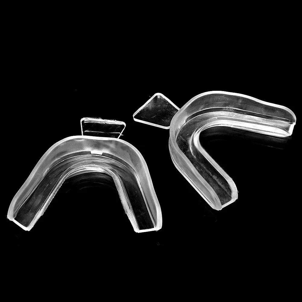 

Sdattor 2Pcs Thermoform Moldable Mouth Teeth Dental Trays Tooth Whitening Guard Whitener