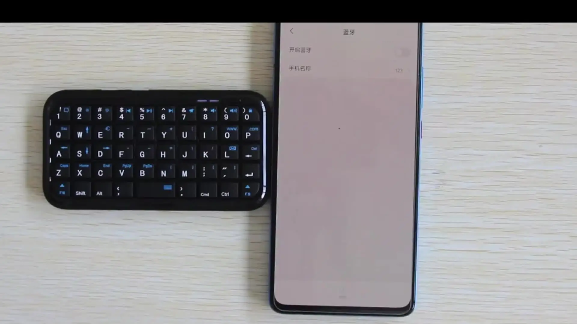 Tastiera Wireless Ricaricabile Qulose - Mini Tastiera Bluetooth Italiana Per IPad, Tablet E PC - Foto 9