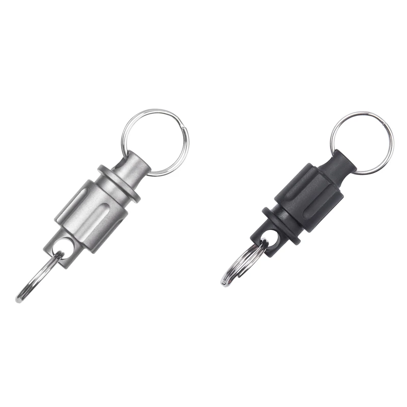 

Titanium Alloy Keychain Universal Buckle Car Keychain Mini Rotating Buckle Pendant