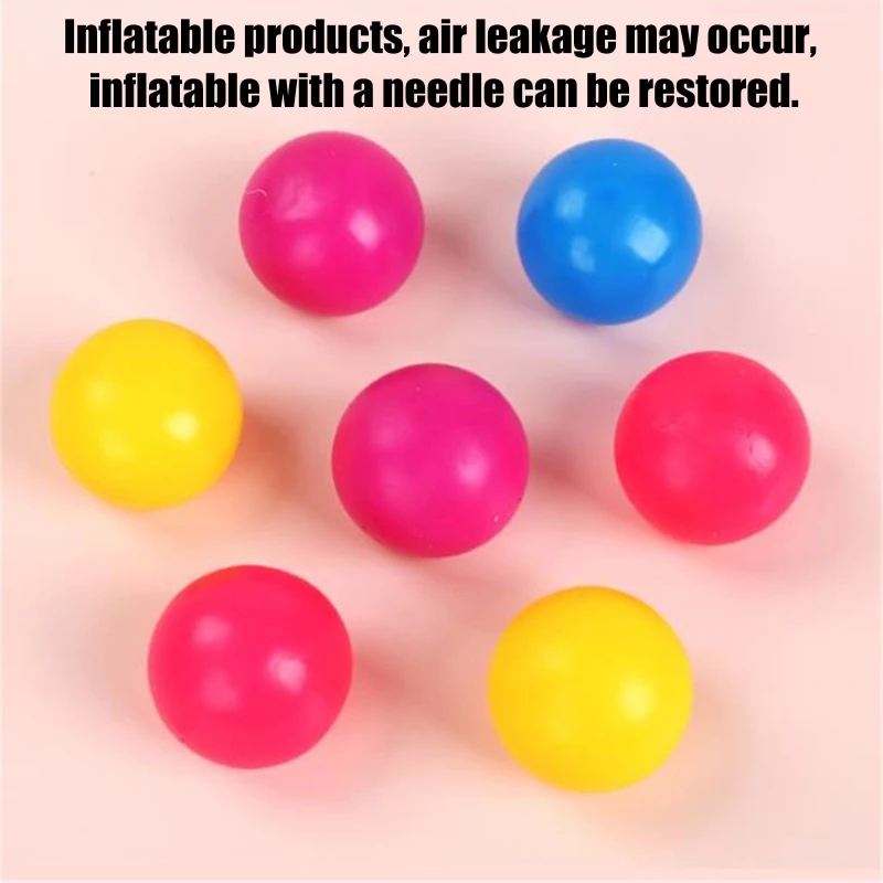

77HD 4pcs Pressure Release Ball Squeeze Sticky Ball Portable Office Hand