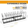 2 Pack Expandable Pot Lid Rack Organizer, Pans Organizer Rack, Pots and Pans Organizer Rack Cookware Set Organizer 2