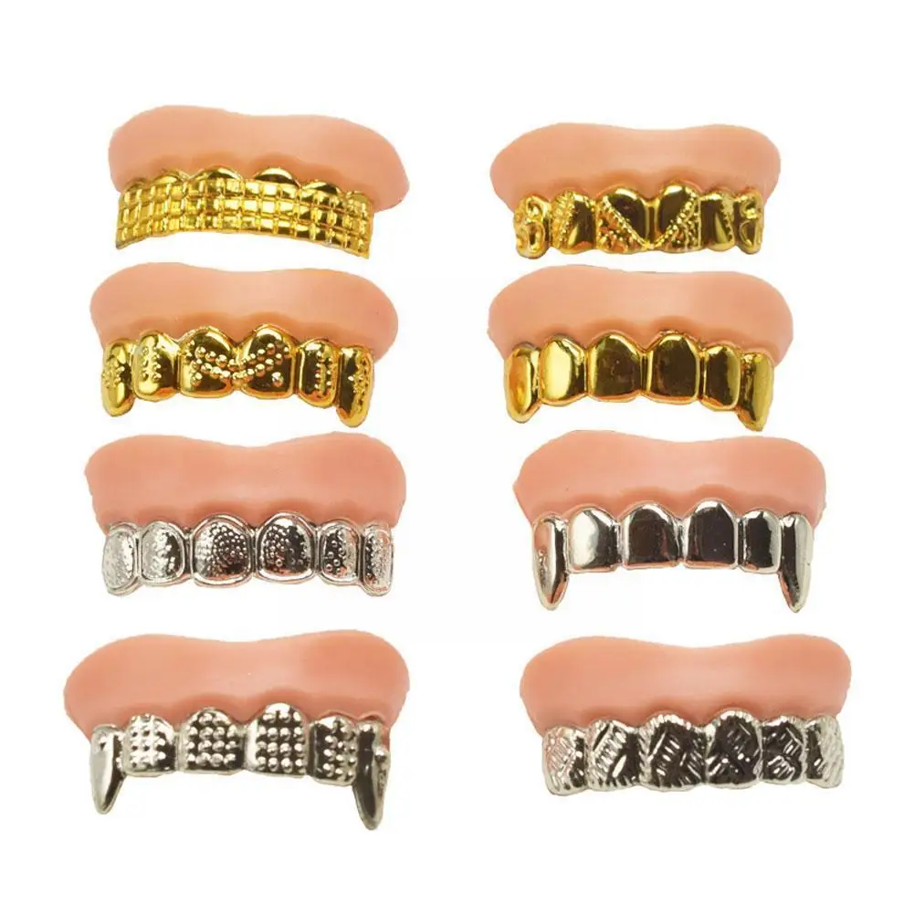 

1pc Halloween Dentures Makeup Toy Fake Zombie Teeth Fangs Halloween Party Costume DIY Props Teeth Masquerade Dentur V6V7