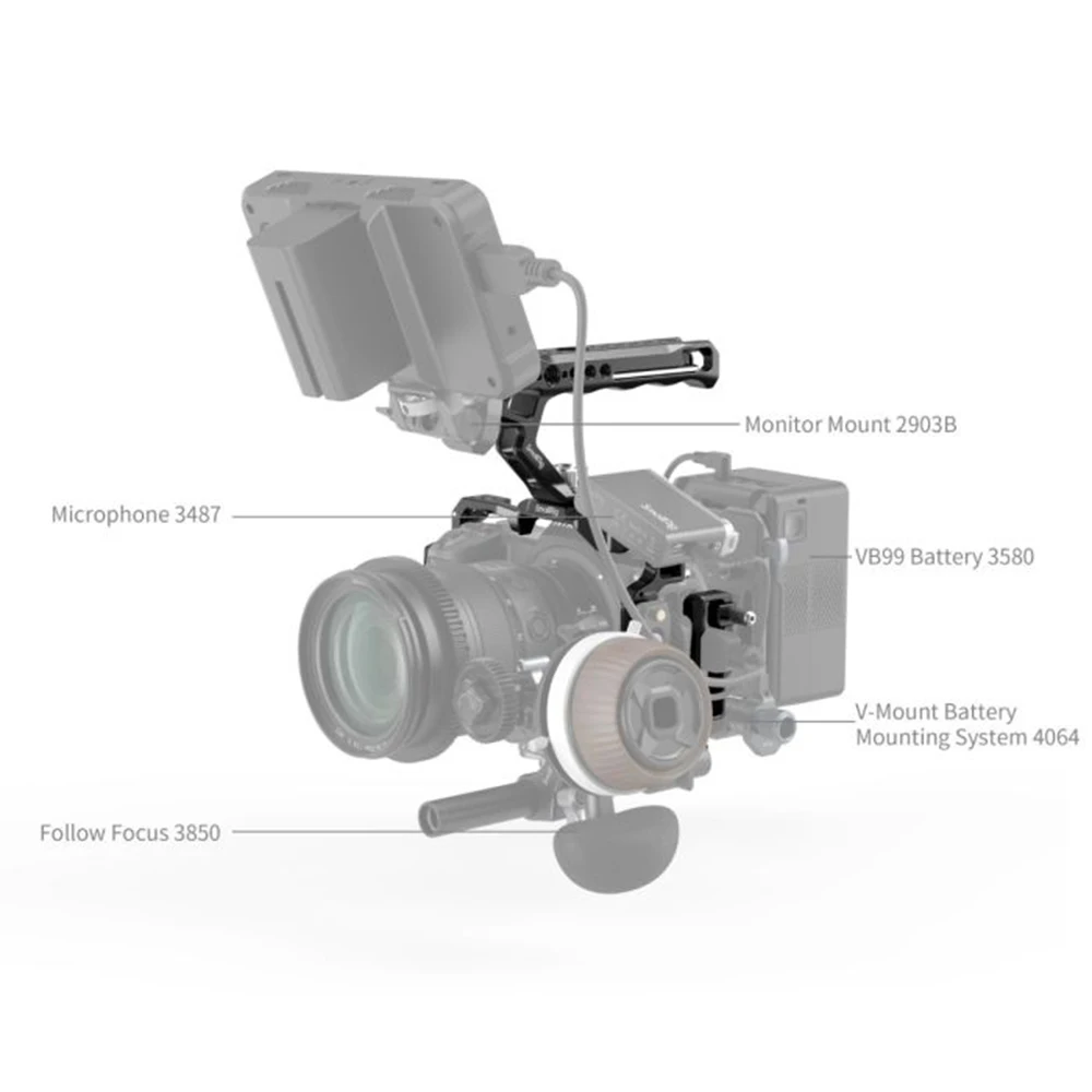 SmallRig Expansion Frame kit Cage for Nikon Z6III with Arca-Swiss Quick Release