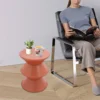 Side Table PET Round Modern Sofa Side Table, Floor Standing End Table 1