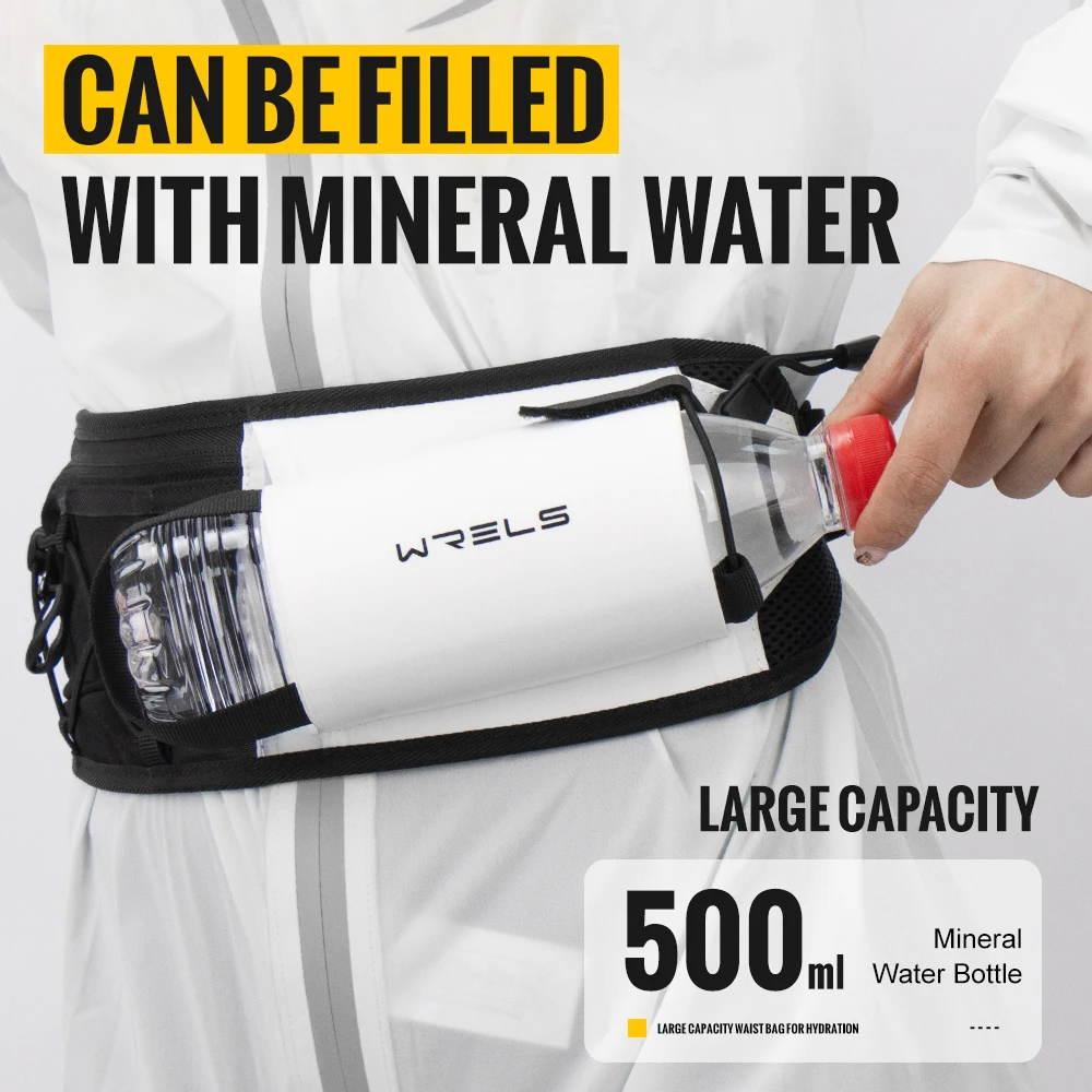 Running Waist Bag Lightweight Hydration Sport Belt Bag Adjustable Hiking Cycling Bottle Bag Fanny Pack Trail Running Bag