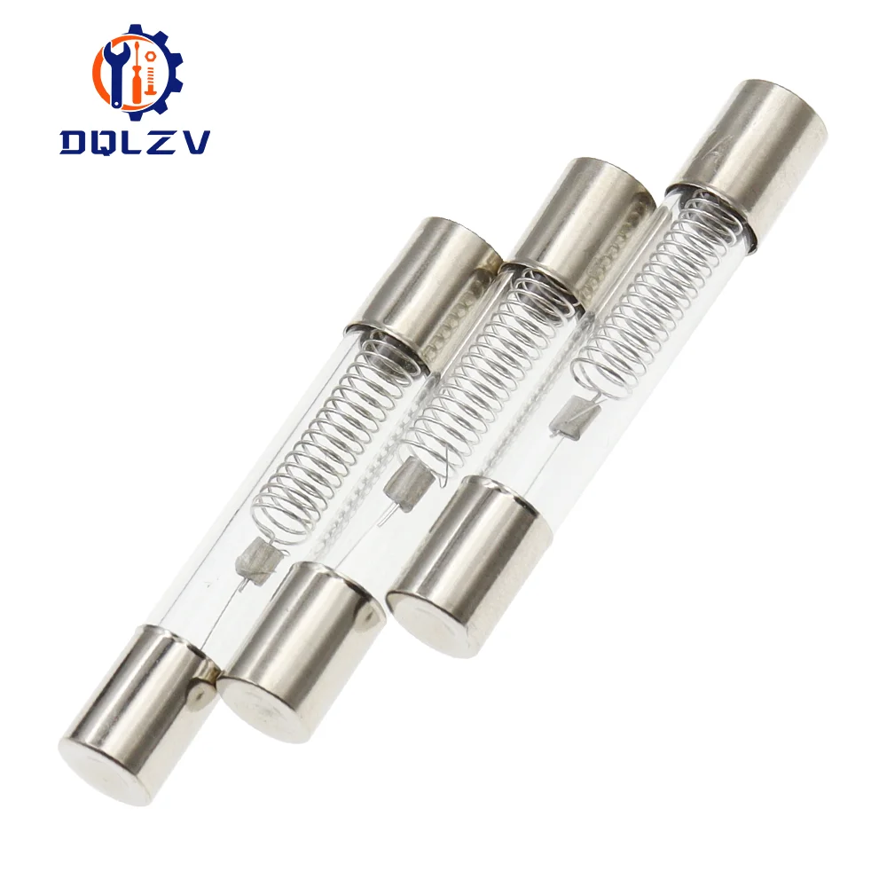 5KV Special Microwave Oven Fuse 6X40MM 0.65A 0.7A 0.75A 0.8A 0.85A 0.9A 1A Glass Tube Fuse 5000V 700MA 6x40mm High-Pressure Fuse