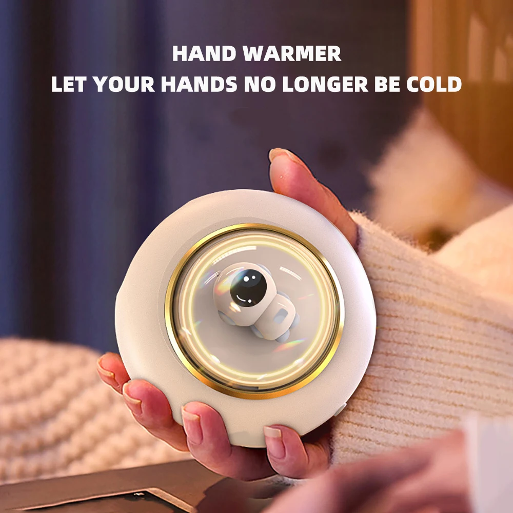 Astronaut Style Hand Warmers Rechargeable USB Electronic Heater 2-speed  Temperature Control Night Light Best Gift for Winter - AliExpress