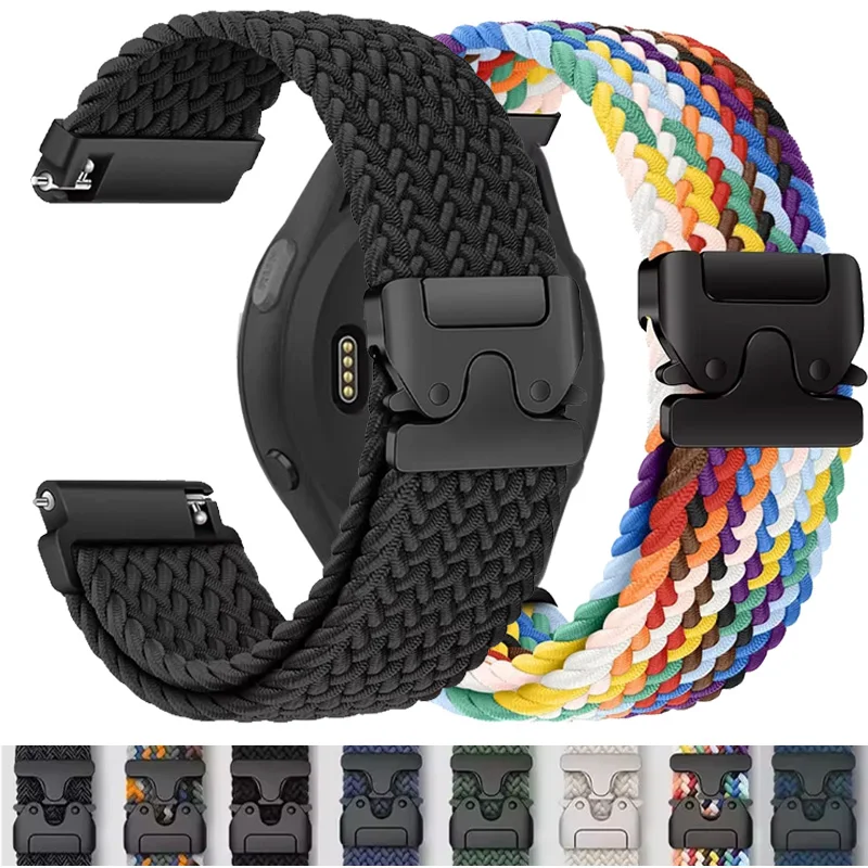 Braided Nylon Strap with Parachute Buckle - Premium Watchband Accessories