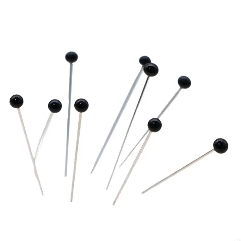 250pcs 머리 핀에 대 한 패브릭 구슬 유리에 대 한 38mm 바느질 핀 스티치 뜨개질 바늘 DIY 안전 핀 퀼트 도구 X3UC