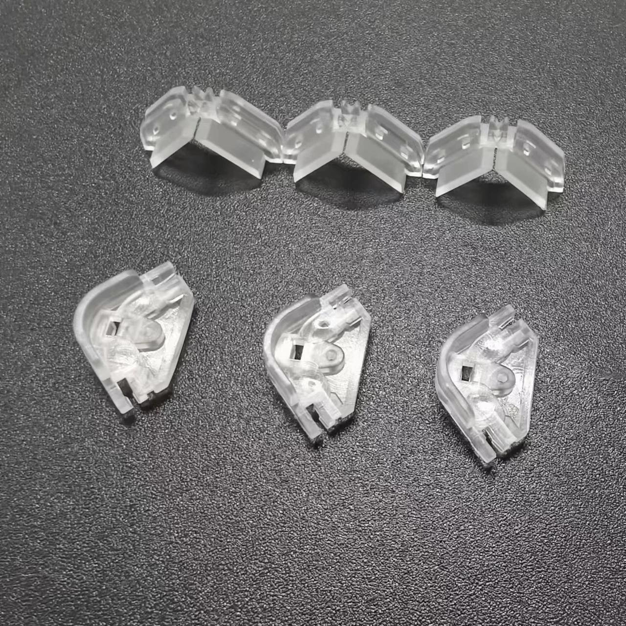 Transparent corner protector invisible optical fiber jumper, special indoor corner device, one pair for home use