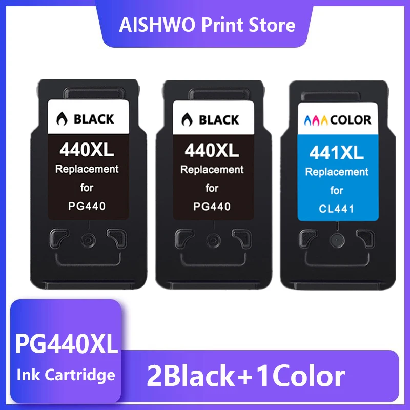 

Remanufactured Cartridge PG440 CL441 For Canon PG 440 CL 441 Pixma MG3140 MG3540 MG3640 MG3640S MG4240 MX438 MX518 MX378 TS5140