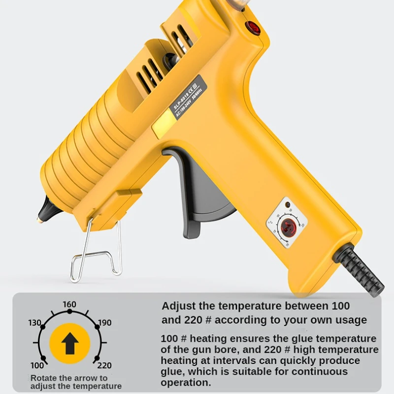 100W/150W Hot Melt Glue Gun Copper Nozzle Adjustable Temperature 11mm Silicone Sticks Household Home DIY Tools