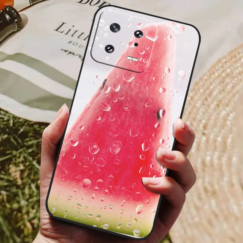 Premium Silicone Shockproof Back Cover for Xiaomi 13 Pro - Soft Bumper Coque Case