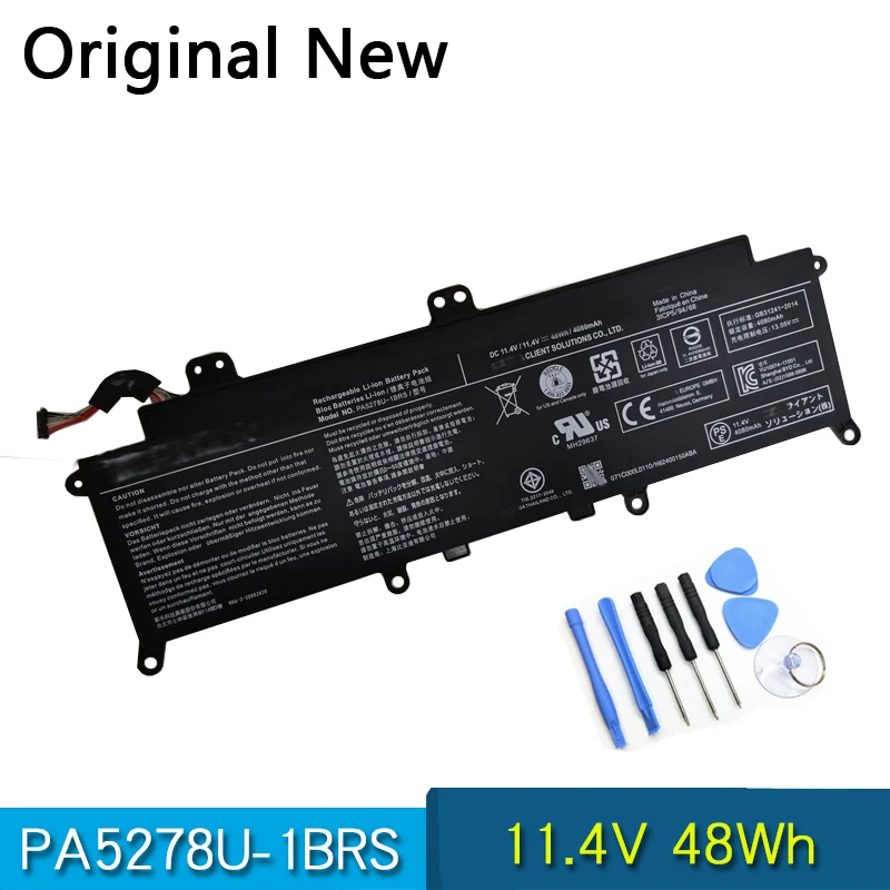 

NEW Original PA5278U-1BRS Laptop Battery For Toshiba Portege X30-D X30-D-123 X30-D-11U X40-D Batteries 11.4V 48Wh