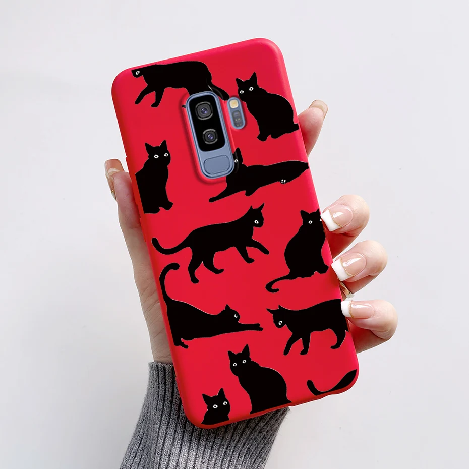 Astronaut Silicone Phone Case with Protective Bumper for Samsung Galaxy S9/S9+