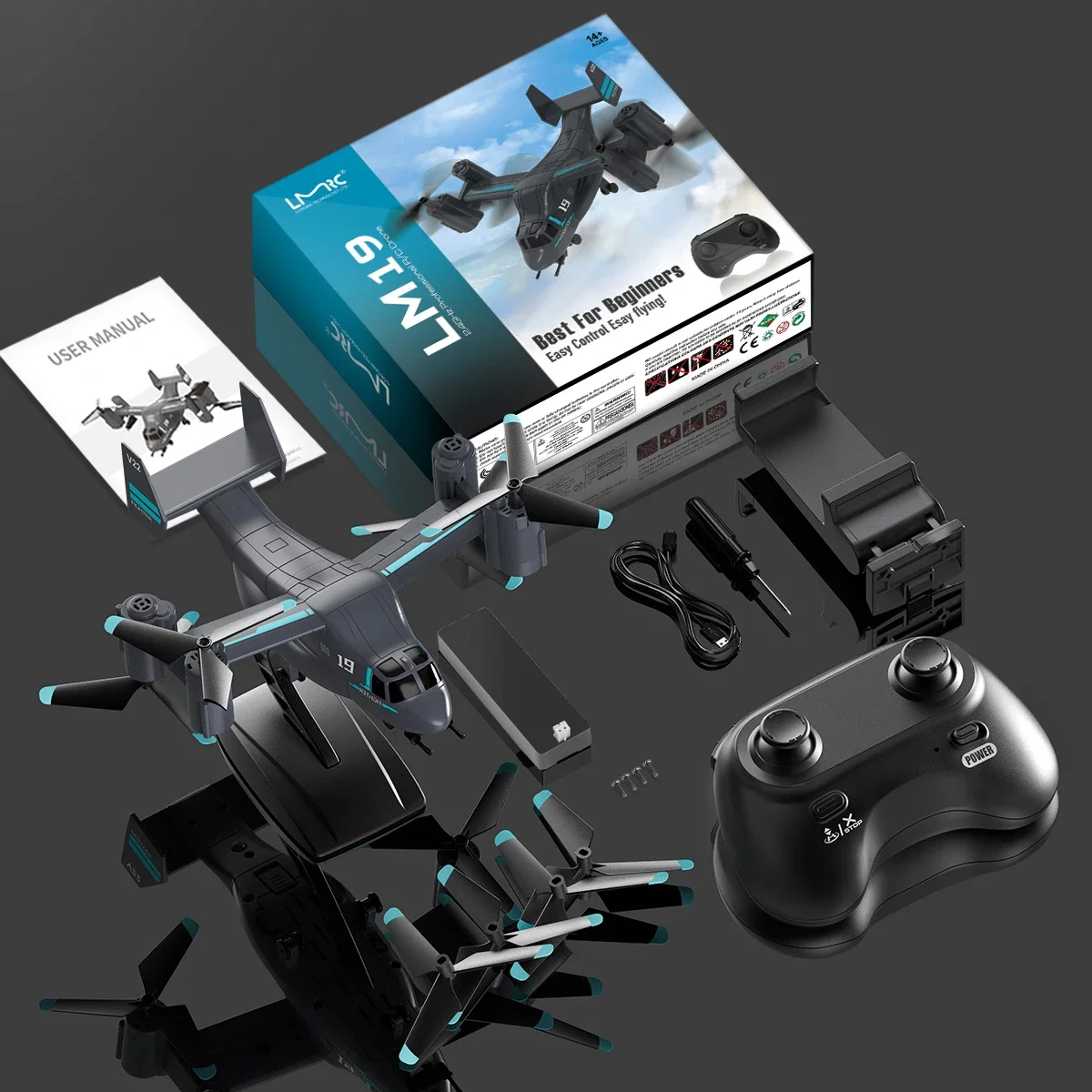 Mini RC Drone Aircraft Toy for Kids