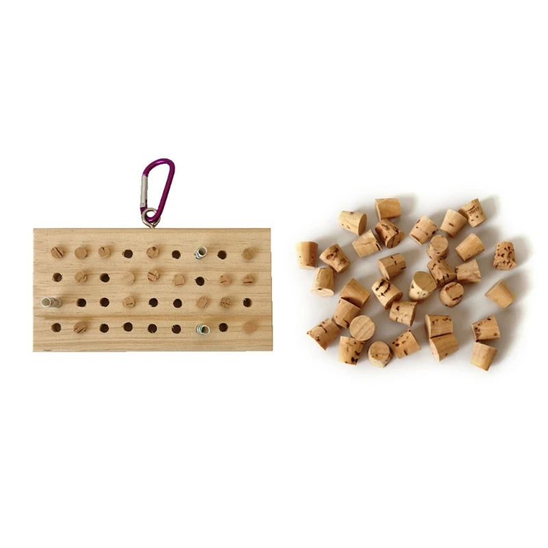Parrot Toy Bird Toy Natural Wood Molar Grinding Toy for Bird Parrots Parakeets Cockatiel Lovebirds