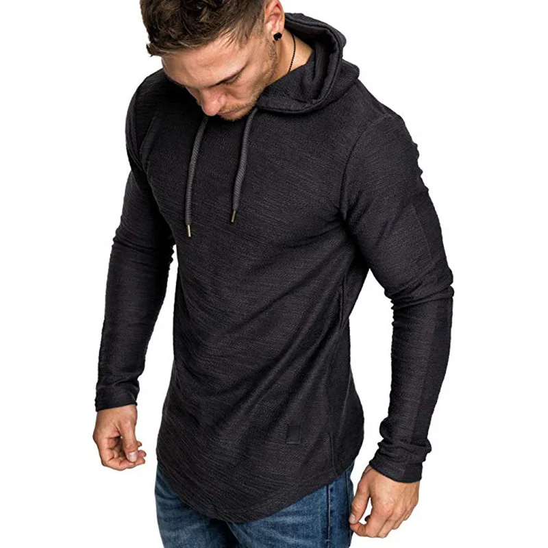 Spring and Autumn Season New Loose Fitness Men's Top Men's Sweater Long sleeved Leisure Sports Hooded Coat
