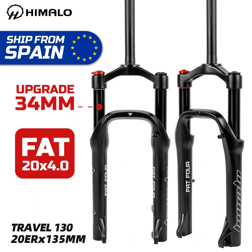 HIMALO bicycle fork MTB Moutain 20inch Bike Fat bicycle Fork Air Gas